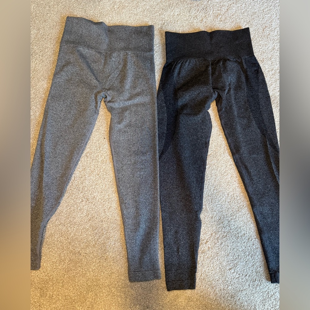 Amazon Gray and Black Leggings
